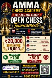 ACA Under-17 Open on 23rd Aug2026                                                                   